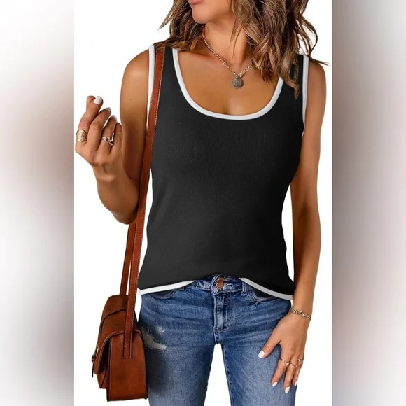 2 Color Block Tank Tops NWT - Picture 2 of 7